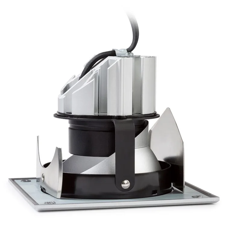Lightolier LyteCaster LED adjustable accent module on square mounting plate